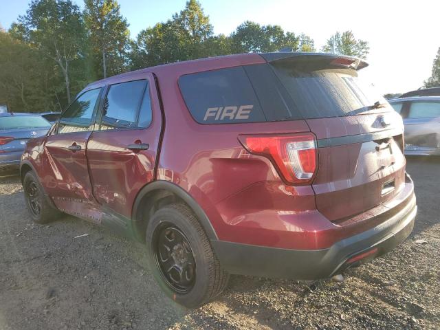 1FM5K8AR3GGC92025 - 2016 FORD EXPLORER POLICE INTERCEPTOR MAROON photo 2