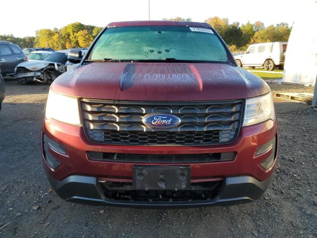 1FM5K8AR3GGC92025 - 2016 FORD EXPLORER POLICE INTERCEPTOR MAROON photo 5