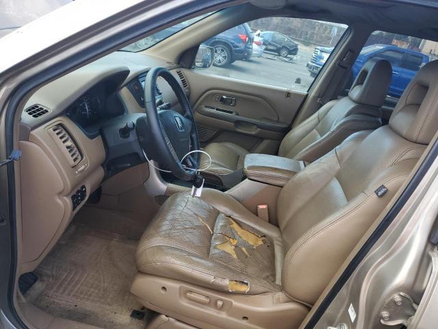 2HKYF18725H516864 - 2005 HONDA PILOT EXL BEIGE photo 7