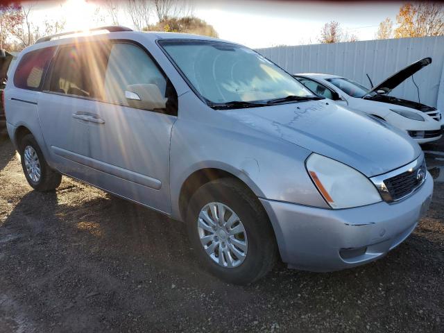 KNDMG4C75B6409964 - 2011 KIA SEDONA LX BLUE photo 4