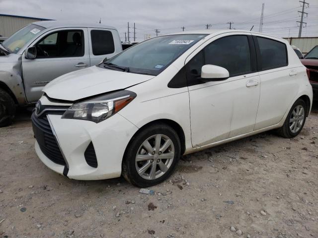 VNKKTUD35HA071252 - 2017 TOYOTA YARIS L WHITE photo 1