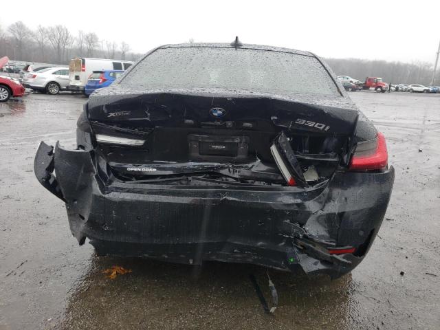 3MW5R7J00L8B38518 - 2020 BMW 330XI BLACK photo 6