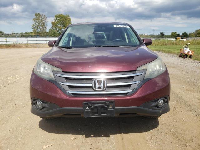 5J6RM4H51CL027496 - 2012 HONDA CR-V EX BURGUNDY photo 5