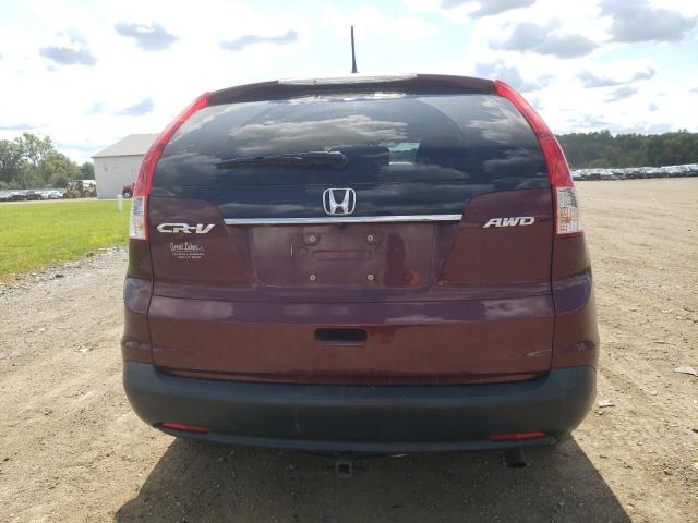 5J6RM4H51CL027496 - 2012 HONDA CR-V EX BURGUNDY photo 6