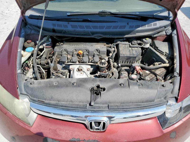 1HGFA16568L013301 - 2008 HONDA CIVIC LX MAROON photo 11