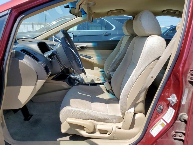 1HGFA16568L013301 - 2008 HONDA CIVIC LX MAROON photo 7