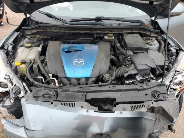 JM1BL1V73C1665016 - 2012 MAZDA 3 I TEAL photo 11
