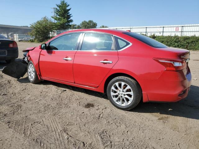 3N1AB7AP4JY205771 - 2018 NISSAN SENTRA S RED photo 2