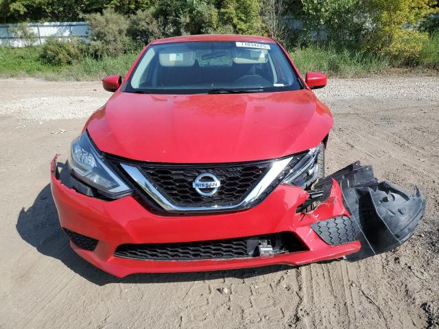 3N1AB7AP4JY205771 - 2018 NISSAN SENTRA S RED photo 5