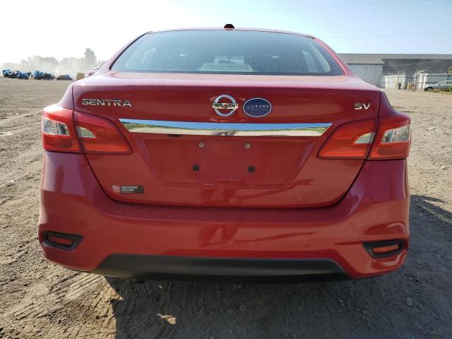 3N1AB7AP4JY205771 - 2018 NISSAN SENTRA S RED photo 6