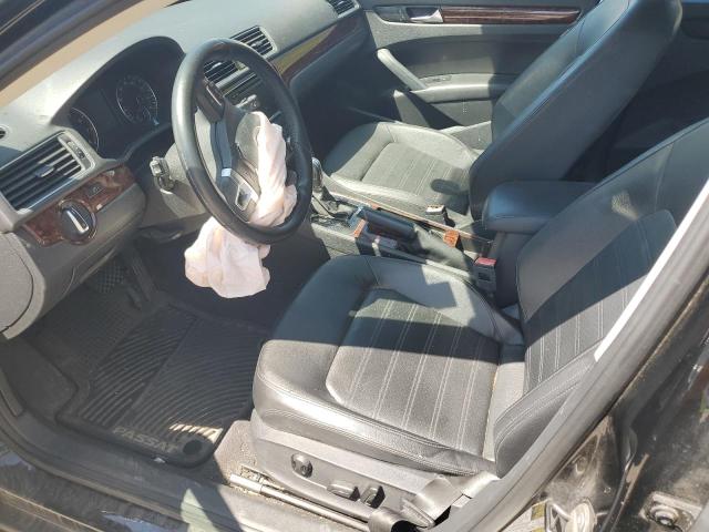 1VWCH7A36CC032118 - 2012 VOLKSWAGEN PASSAT SEL BLACK photo 7