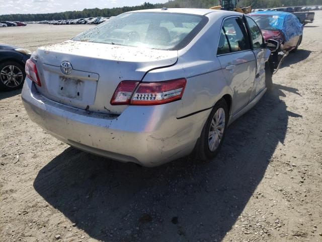 4T1BF3EK9AU023477 - 2010 TOYOTA CAMRY BASE SILVER photo 4