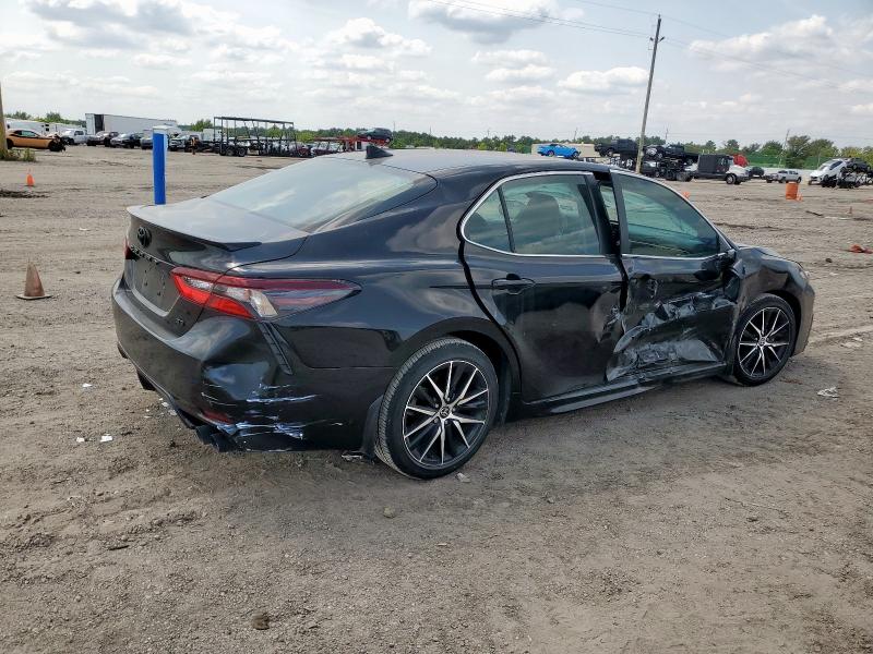 4T1T11AK5NU049626 - 2022 TOYOTA CAMRY SE Чорний фото 3