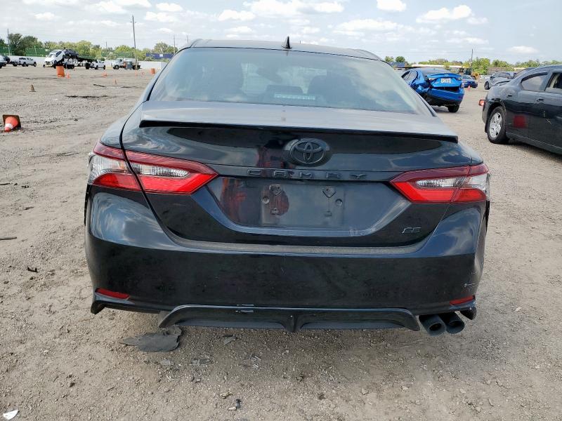 4T1T11AK5NU049626 - 2022 TOYOTA CAMRY SE Чорний фото 6