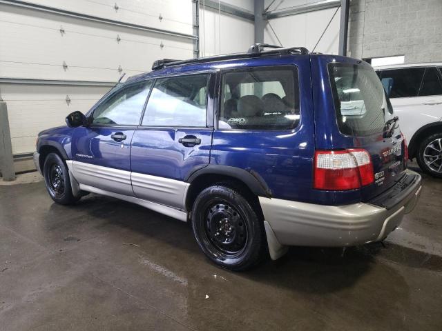 JF1SF655X1H755616 - 2001 SUBARU FORESTER S BLUE photo 2