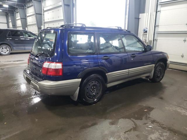 JF1SF655X1H755616 - 2001 SUBARU FORESTER S BLUE photo 3