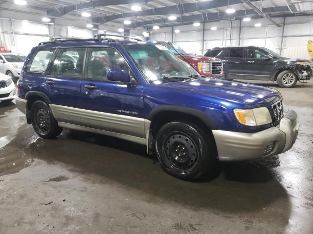 JF1SF655X1H755616 - 2001 SUBARU FORESTER S BLUE photo 4