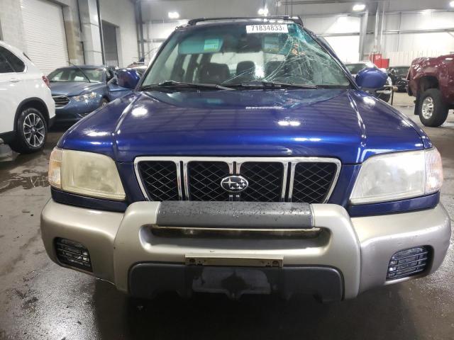 JF1SF655X1H755616 - 2001 SUBARU FORESTER S BLUE photo 5