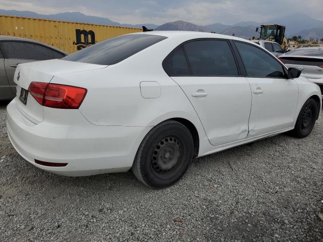 3VW2K7AJ8FM407540 - 2015 VOLKSWAGEN JETTA BASE WHITE photo 3