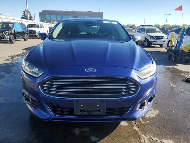 3FA6P0D95DR245841 - 2013 FORD FUSION TITANIUM BLUE photo 5