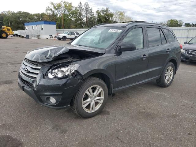 5XYZHDAG4CG120871 - 2012 HYUNDAI SANTA FE SE BLUE photo 1