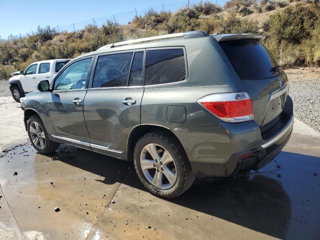 5TDDK3EH0DS270473 - 2013 TOYOTA HIGHLANDER LIMITED GRAY photo 2