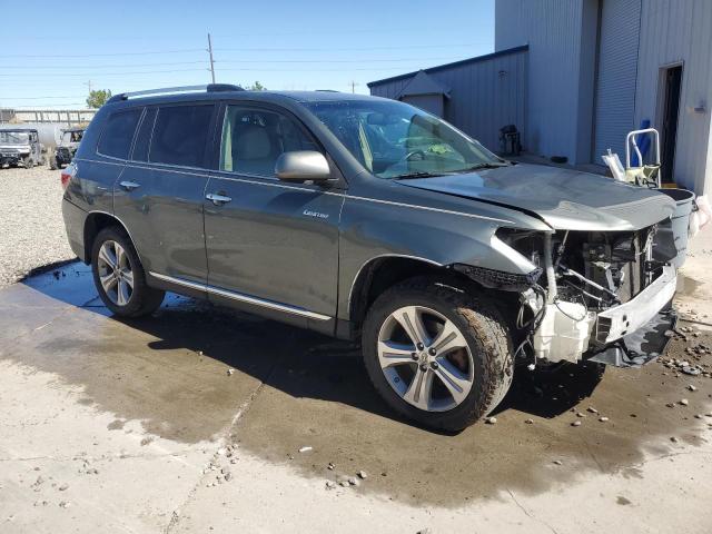 5TDDK3EH0DS270473 - 2013 TOYOTA HIGHLANDER LIMITED GRAY photo 4