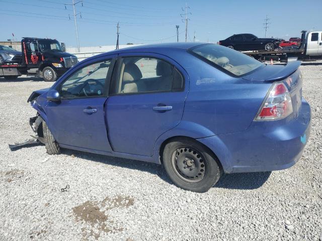 KL1TD56E59B611295 - 2009 CHEVROLET AVEO LS BLUE photo 2