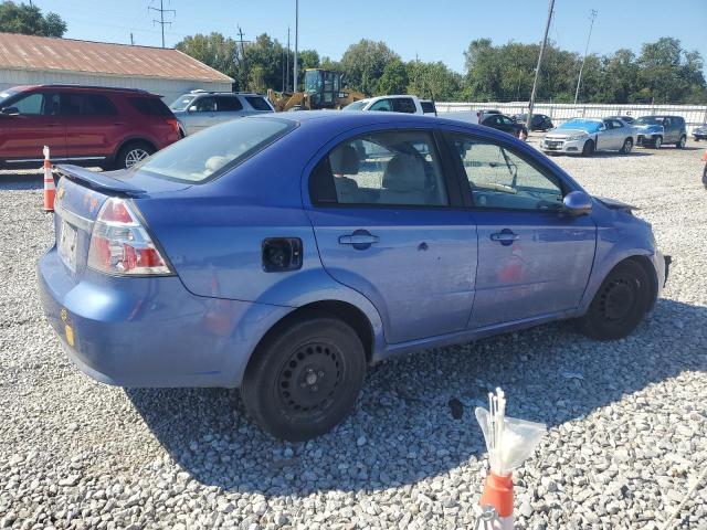 KL1TD56E59B611295 - 2009 CHEVROLET AVEO LS BLUE photo 3