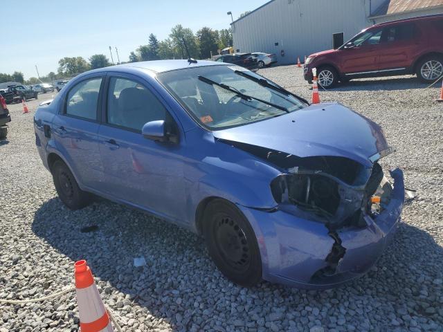 KL1TD56E59B611295 - 2009 CHEVROLET AVEO LS BLUE photo 4