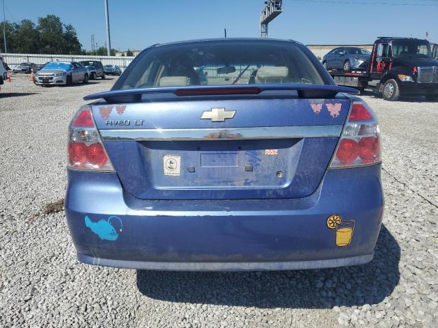 KL1TD56E59B611295 - 2009 CHEVROLET AVEO LS BLUE photo 6