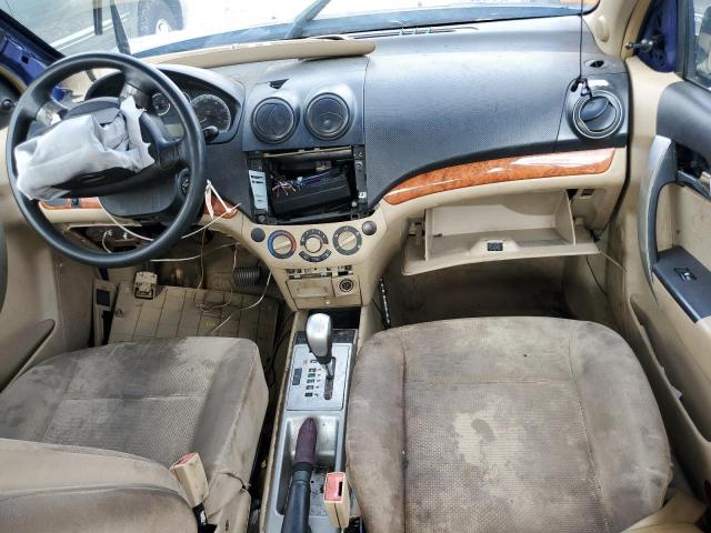 KL1TD56E59B611295 - 2009 CHEVROLET AVEO LS BLUE photo 8