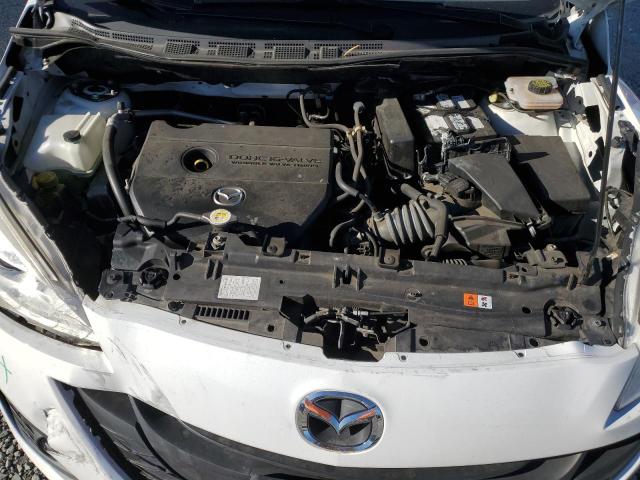 JM1CW2BL9D0144778 - 2013 MAZDA 5 WHITE photo 12