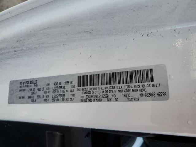 3C6URVJG0LE123560 - 2020 RAM PROMASTER 3500 HIGH Ağ foto 13