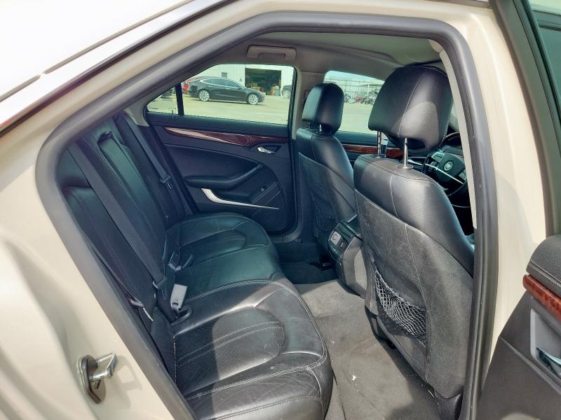 1G6DE5E57C0102780 - 2012 CADILLAC CTS LUXURY COLLECTION WHITE photo 10