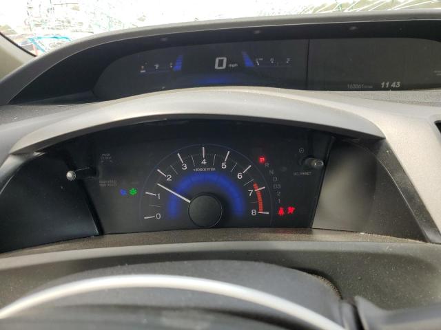 2HGFB2F54CH579434 - 2012 HONDA CIVIC LX BURGUNDY photo 9