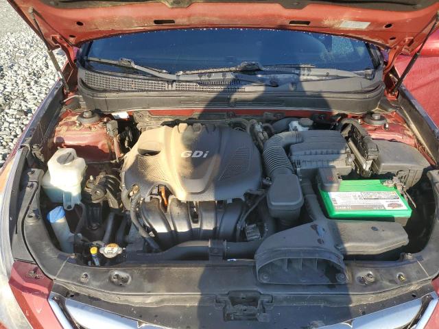 5NPEC4AC1DH765899 - 2013 HYUNDAI SONATA SE Қызыл фото 11