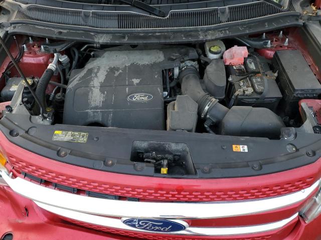 1FMHK8F86BGA00258 - 2011 FORD EXPLORER LIMITED برغندي صورة 12