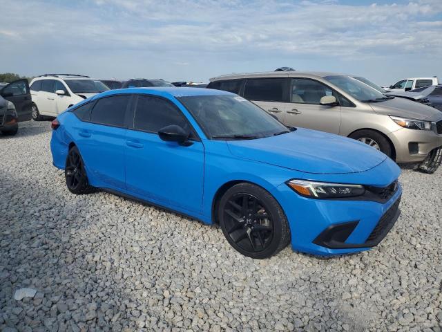 19XFL2H8XNE021380 - 2022 HONDA CIVIC SPORT BLUE photo 4
