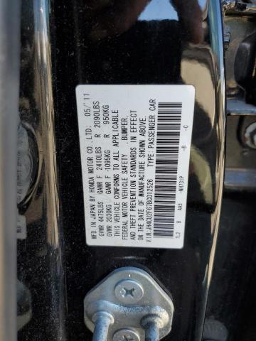 JH4CU2F67BC012526 - 2011 ACURA TSX BLACK photo 12