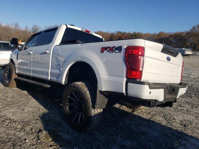 1FT8W3BT7NEE34744 - 2022 FORD F350 SUPER DUTY WHITE photo 2