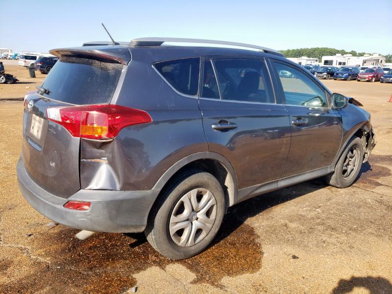 2T3ZFREV8DW004829 - 2013 TOYOTA RAV4 LE GRAY photo 3