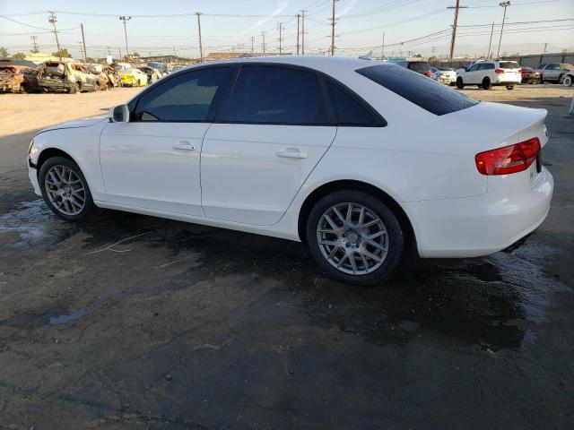 WAUAFAFL0EN005460 - 2014 AUDI A4 PREMIUM WHITE photo 2