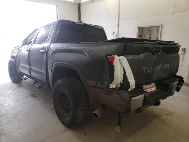 5TFMC5AB2PX001738 - 2023 TOYOTA TUNDRA CREWMAX PLATINUM Grau Foto 2