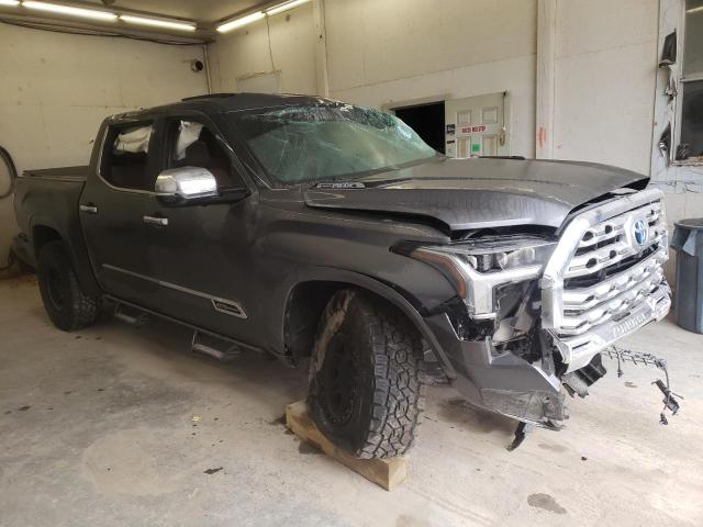 5TFMC5AB2PX001738 - 2023 TOYOTA TUNDRA CREWMAX PLATINUM Grau Foto 4