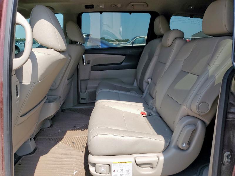 5FNRL5H65GB098667 - 2016 HONDA ODYSSEY EXL BURGUNDY photo 11