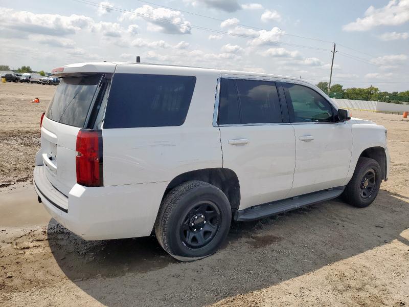 1GNLCDECXKR127827 - 2019 CHEVROLET TAHOE POLICE Biały zdjęcie 3