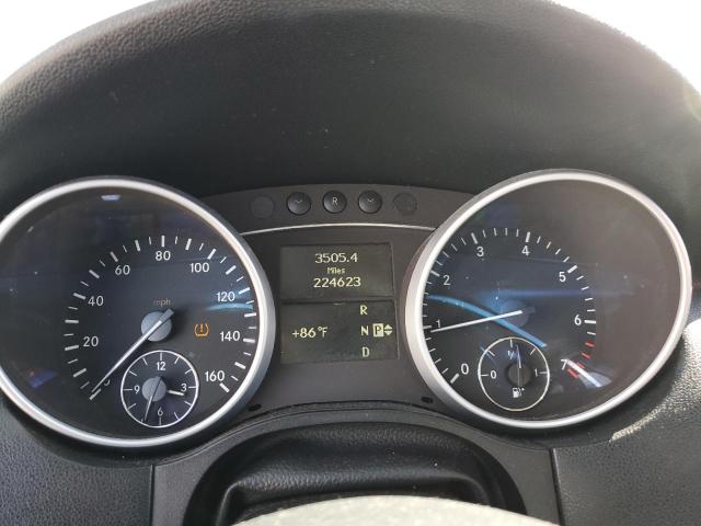 4JGBB8GB5BA739706 - 2011 MERCEDES-BENZ ML 350 4MATIC SILVER photo 9