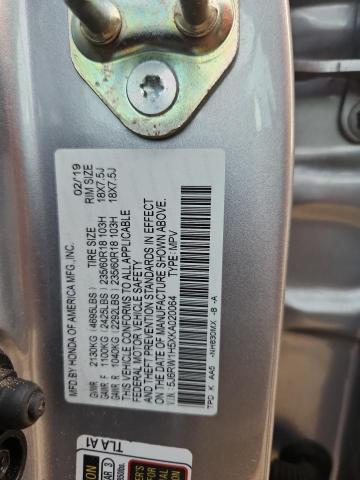5J6RW1H5XKA020064 - 2019 HONDA CR-V EX Srebrny zdjęcie 13