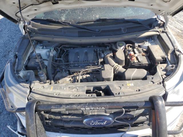 1FM5K8AR6KGB22427 - 2019 FORD EXPLORER POLICE INTERCEPTOR Белый фото 12